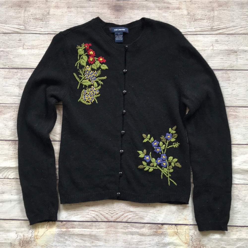 Vintage Cardigan Sweater-The Limited-Sz Small